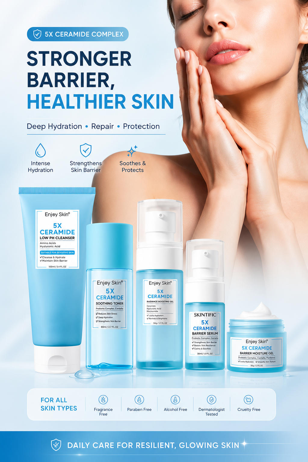 Enjoy Skin 5X Ceramide Skincare Set
