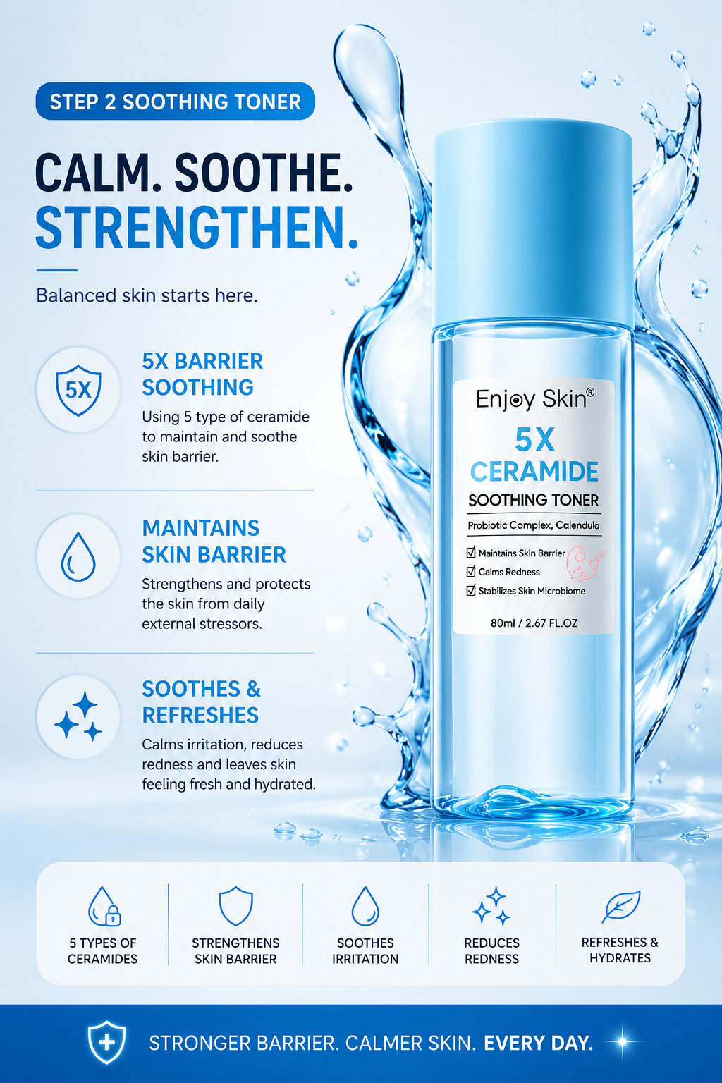 Enjoy Skin 5X Ceramide Skincare Set - Image 4